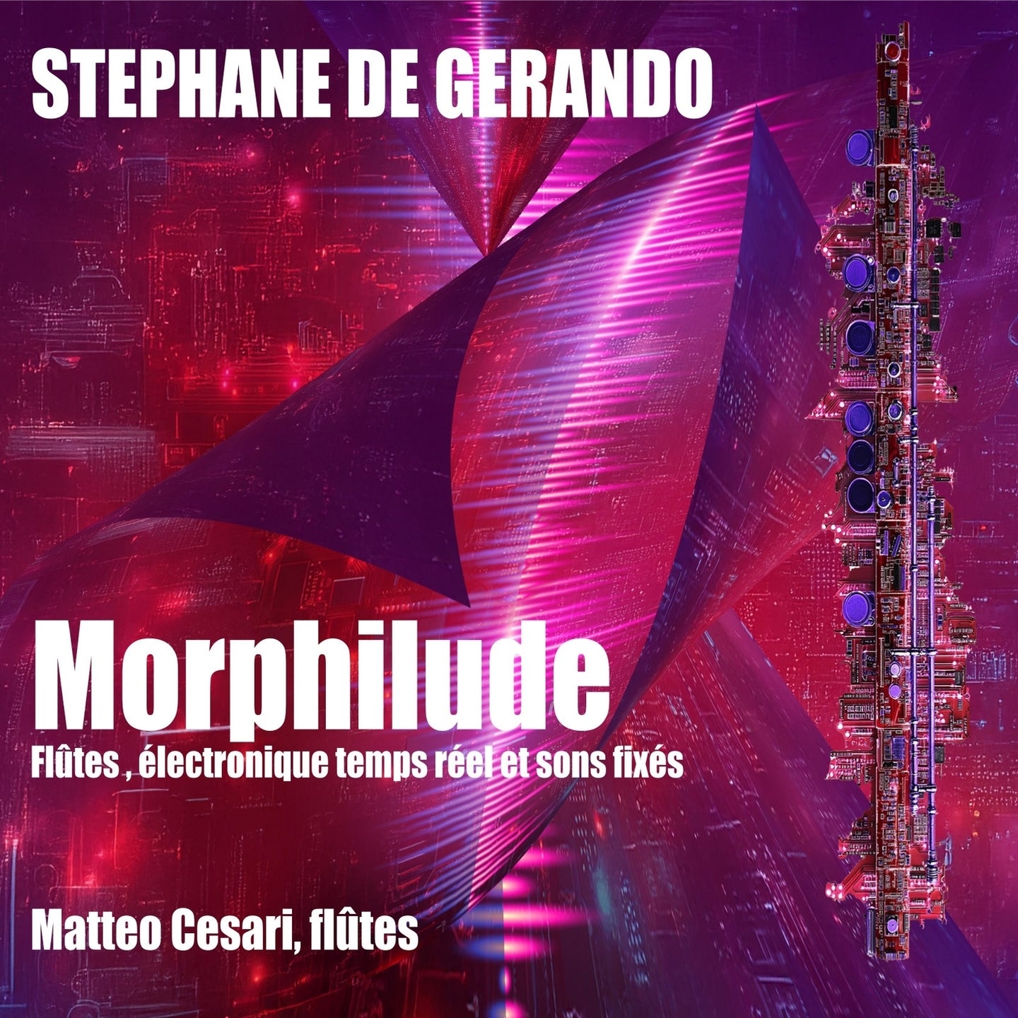 Pochette de : MORPHILUDES - MATTEO CESARI - STEPHANE DE GERANDO MORPHILUDES (CD)