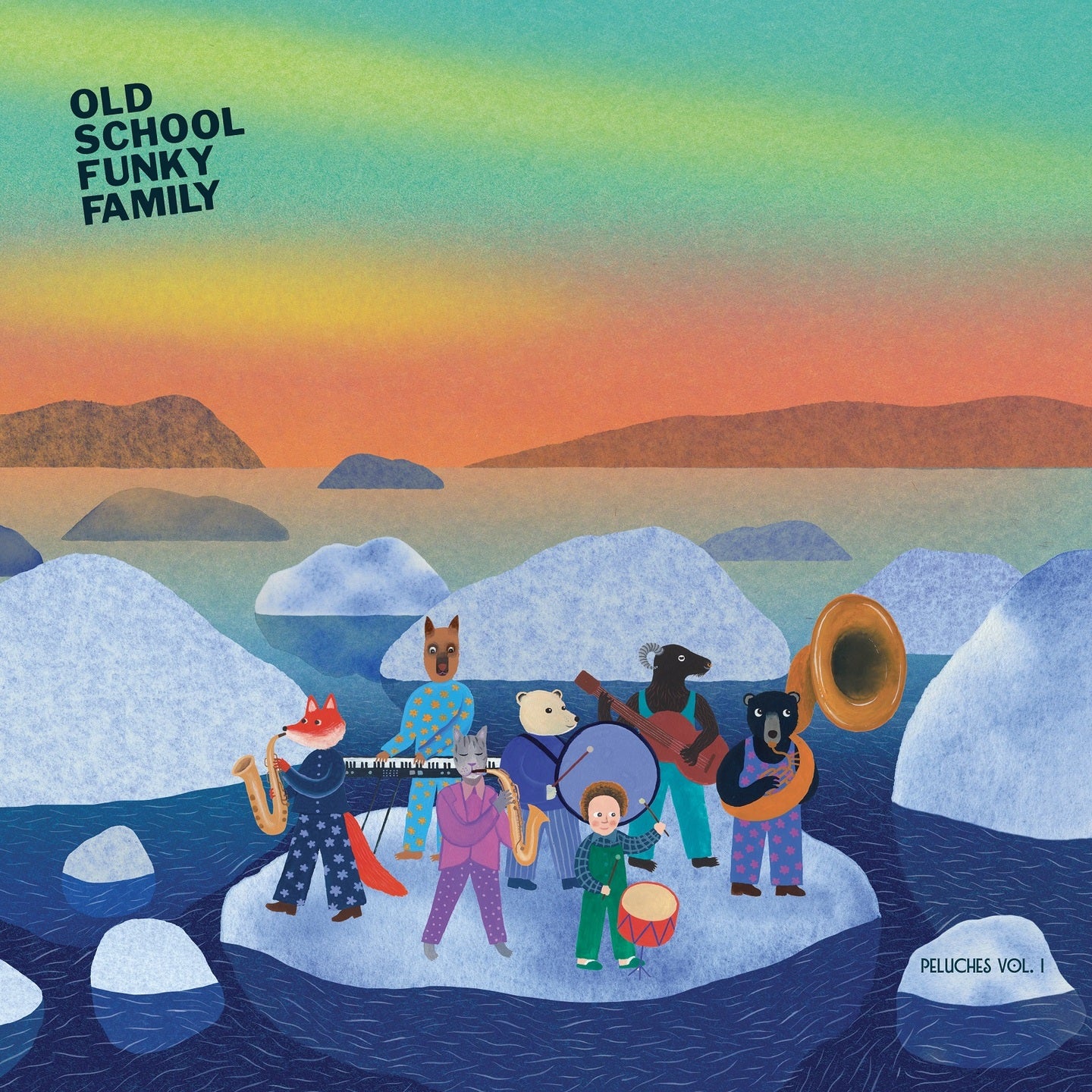 Pochette de : PELUCHES VOL I - OLD SCHOOL FUNKY FAMILY (CD)