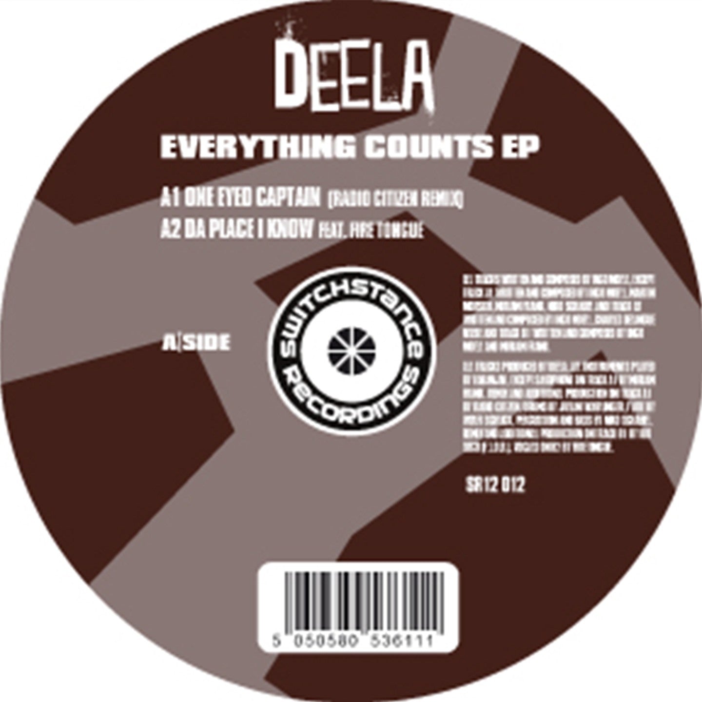 Pochette de : EVERYTHING COUNTS - DEELA (VINYLE 33T)