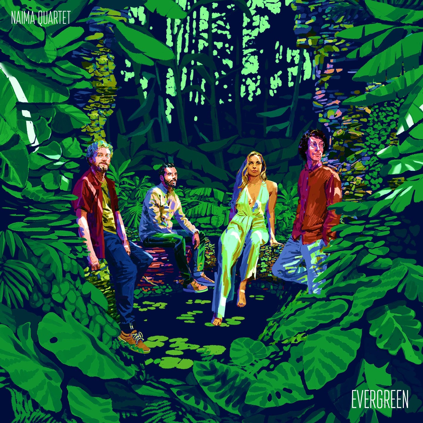 Pochette de : EVERGREEN - NAÏMA QUARTET (CD)