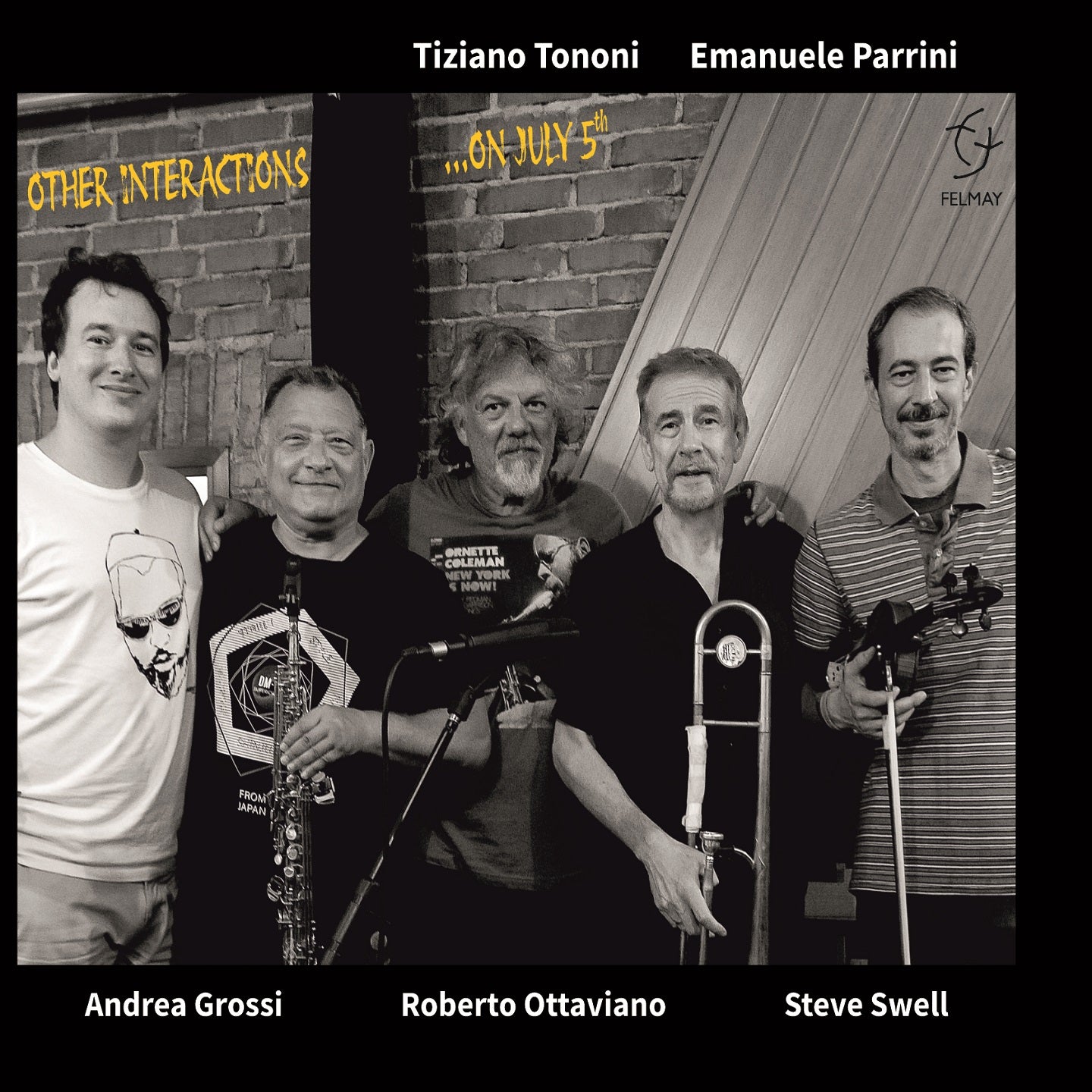 Pochette de : OTHER INTERACTIONS … ON JULY 5TH - TIZIANO TONONI / EMANUELE PARRINI (CD)