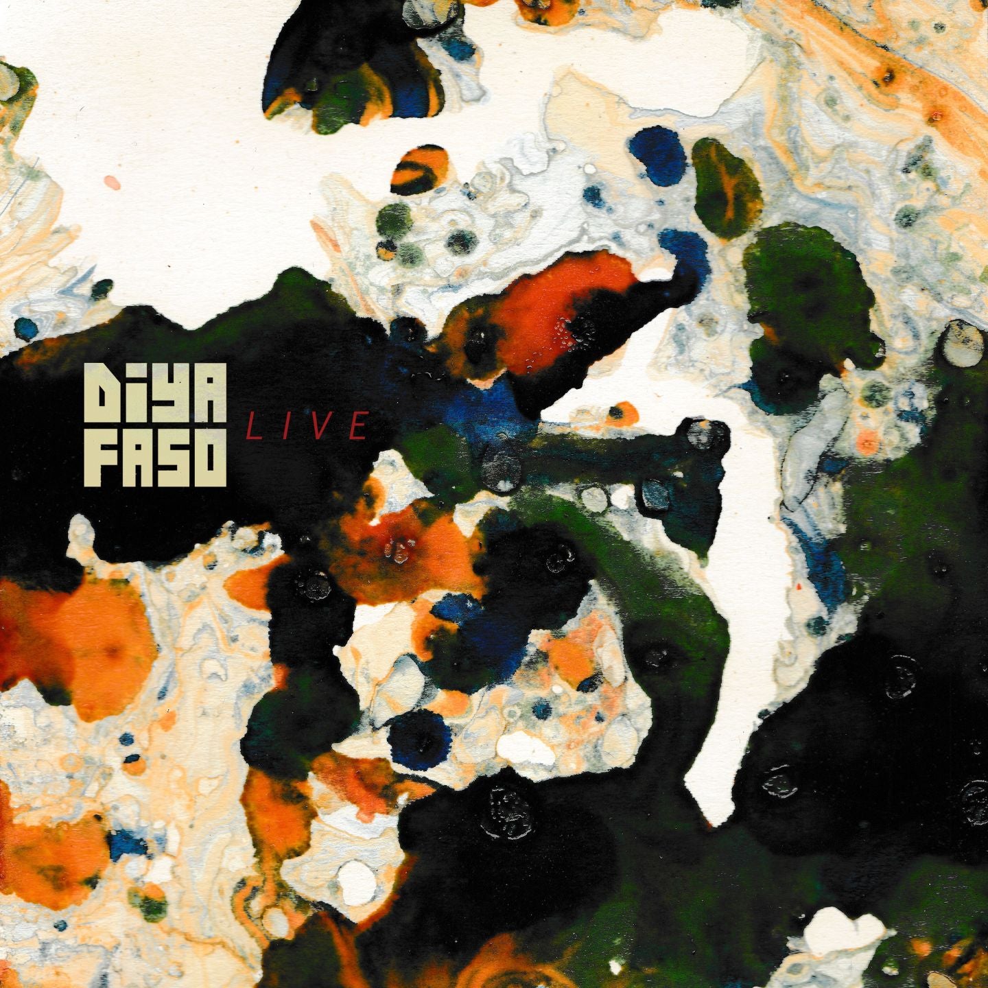 Pochette de : LIVE À CONFOLENS - DIYA FASO (VINYLE 33T)