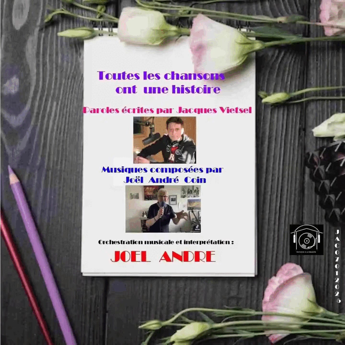 Pochette de : TOUTES LES CHANSONS ONT UNE HISTOIRE - JOEL ANDRE COIN (CD)