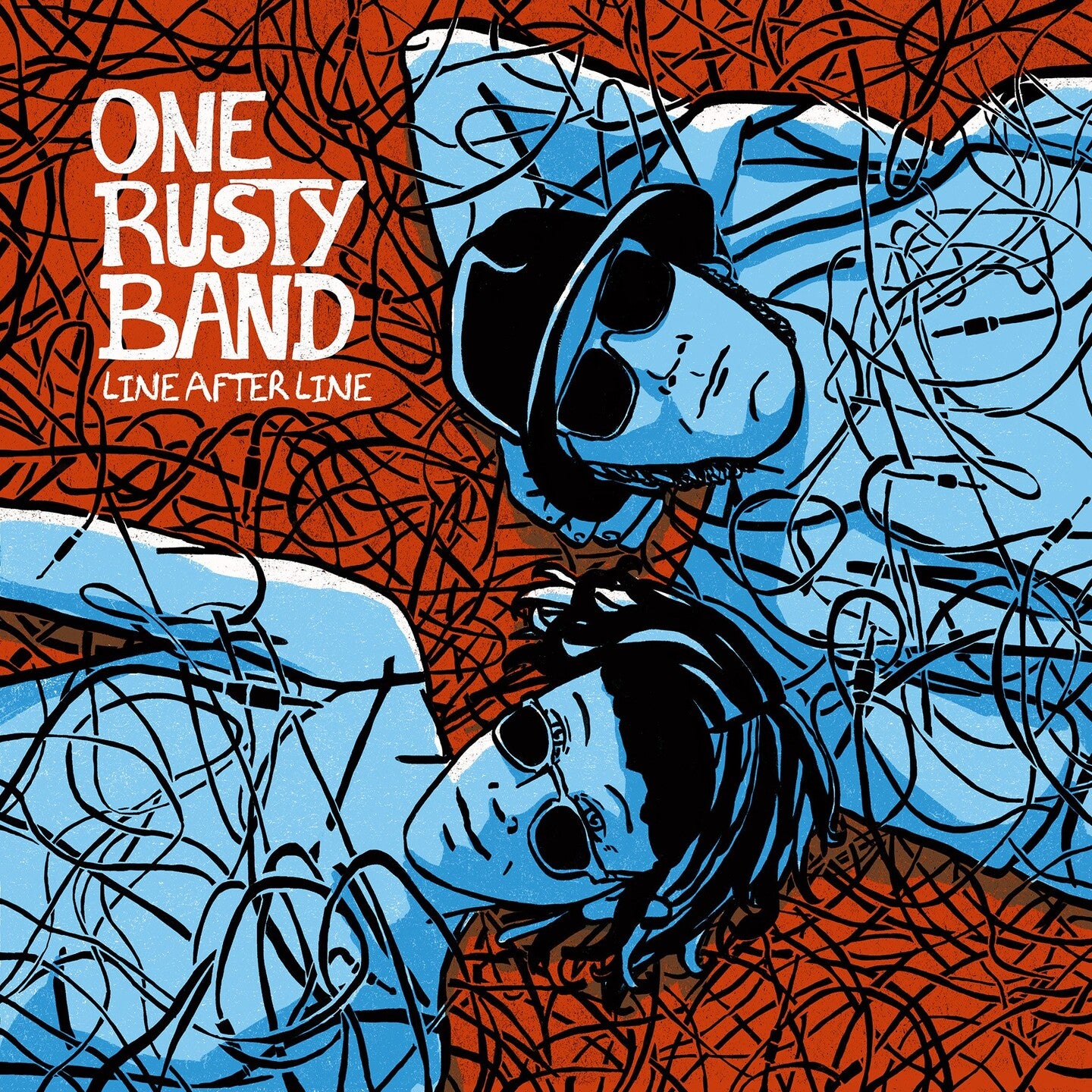 Pochette de : LINE AFTER LINE - ONE RUSTY BAND (VINYLE 33T)