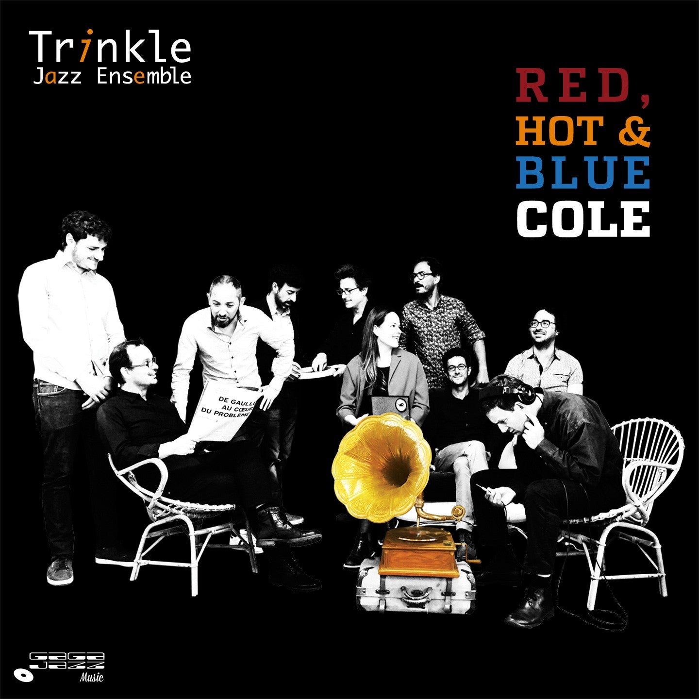 Pochette de : RED, HOT & BLUE COLE - TRINKLE JAZZ ENSEMBLE (CD)