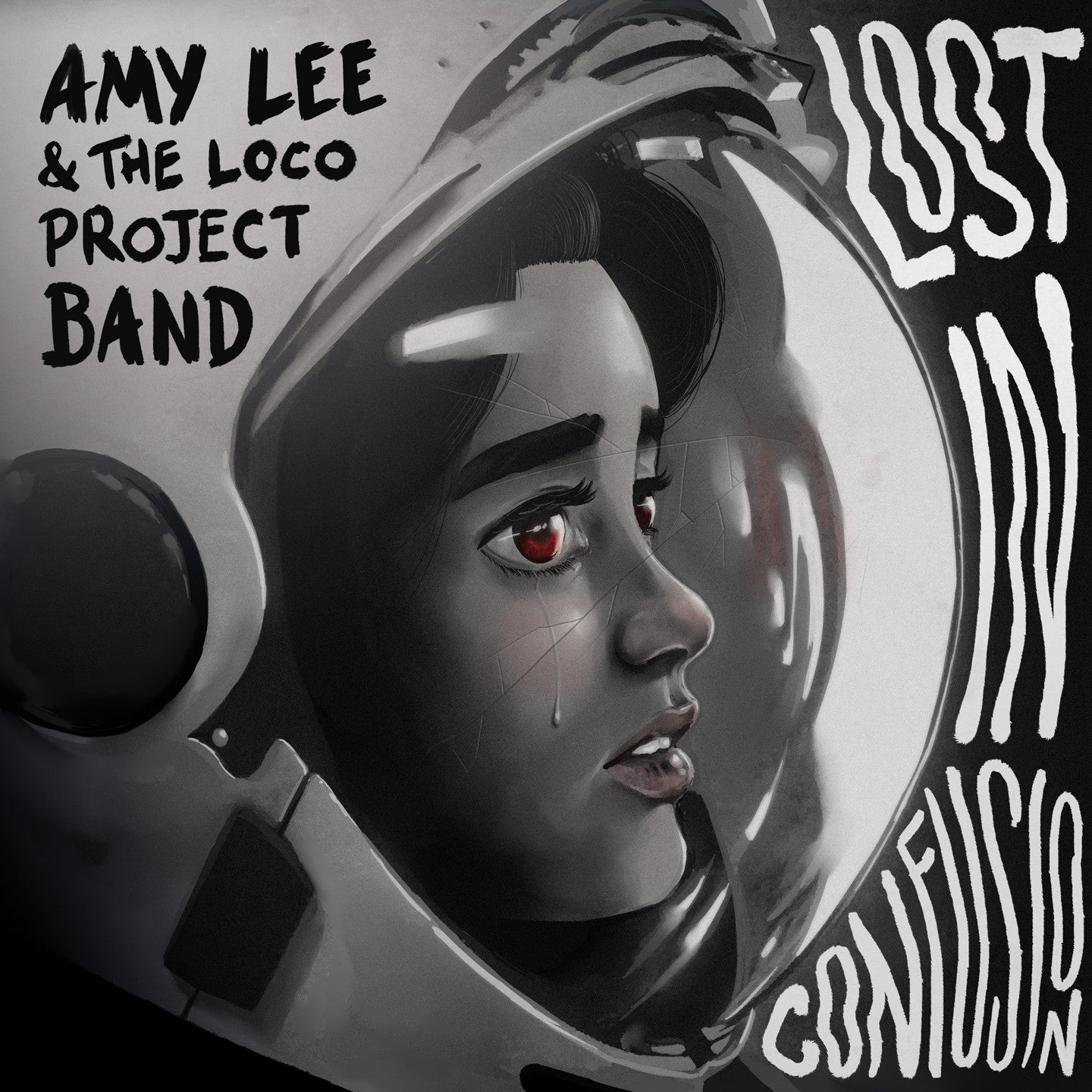 Pochette de : LOST IN CONFUSION - AMY LEE & THE LOCO PROJECT BAND (33T)