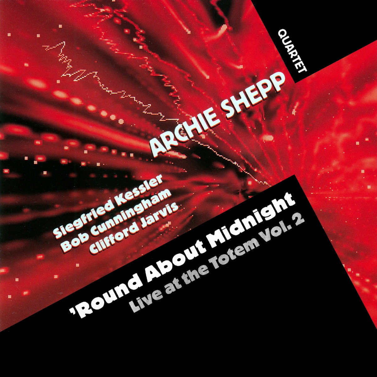 Pochette de : ROUND ABOUT MIDNIGHT - LIVE AT THE TOTEM VOL. 2 - ARCHIE SHEPP QUARTET (CD)
