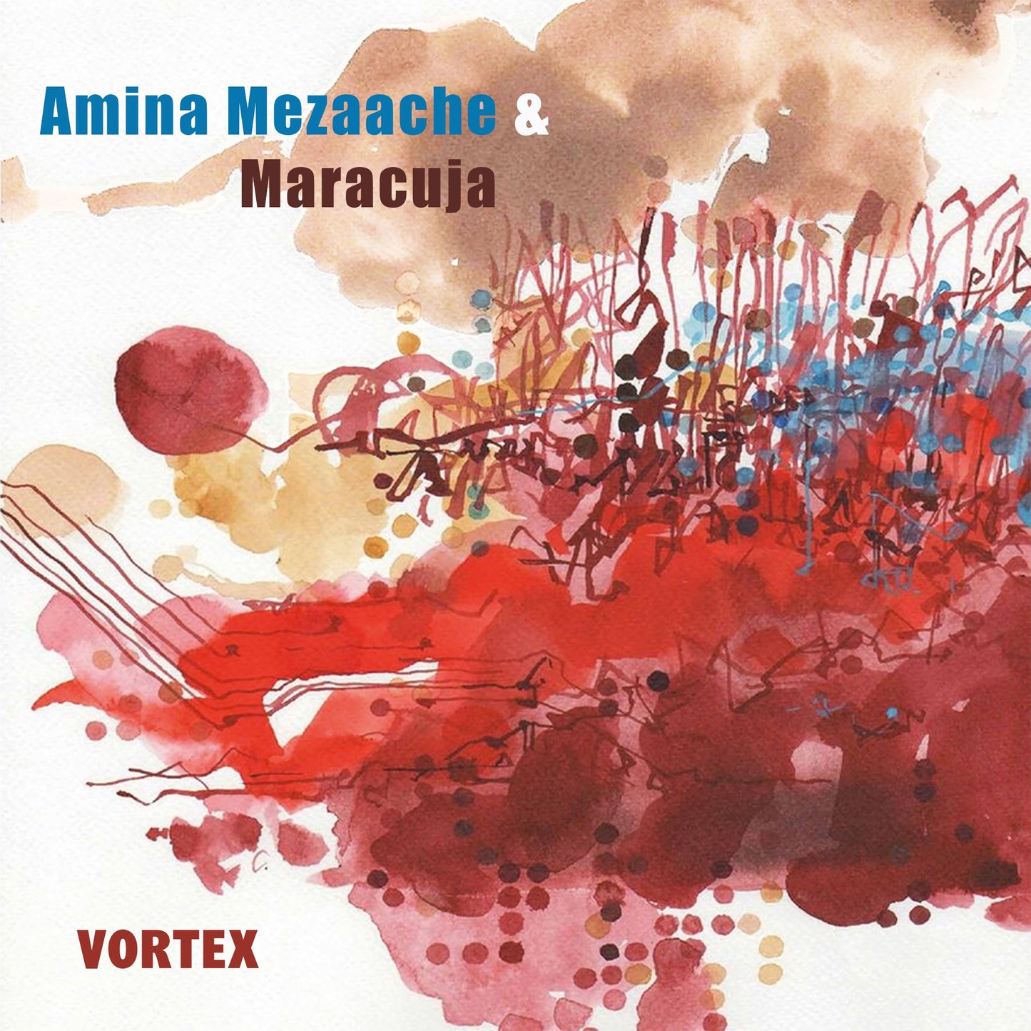 Pochette de : VORTEX - AMINA MEZAACHE & MARACUJA (CD)