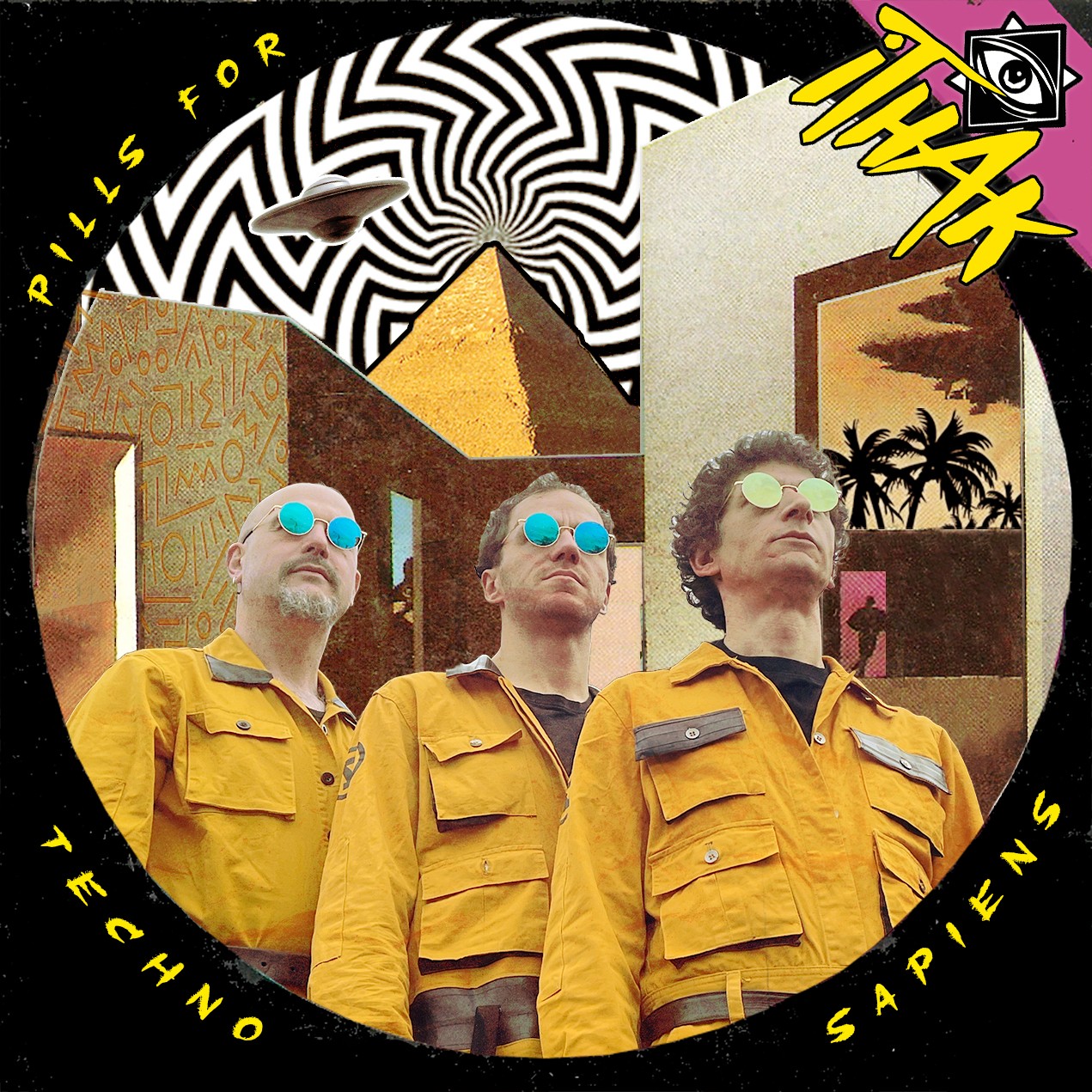 Pochette de : PILLS FOR TECHNO SAPIENS - ITHAK (33T)