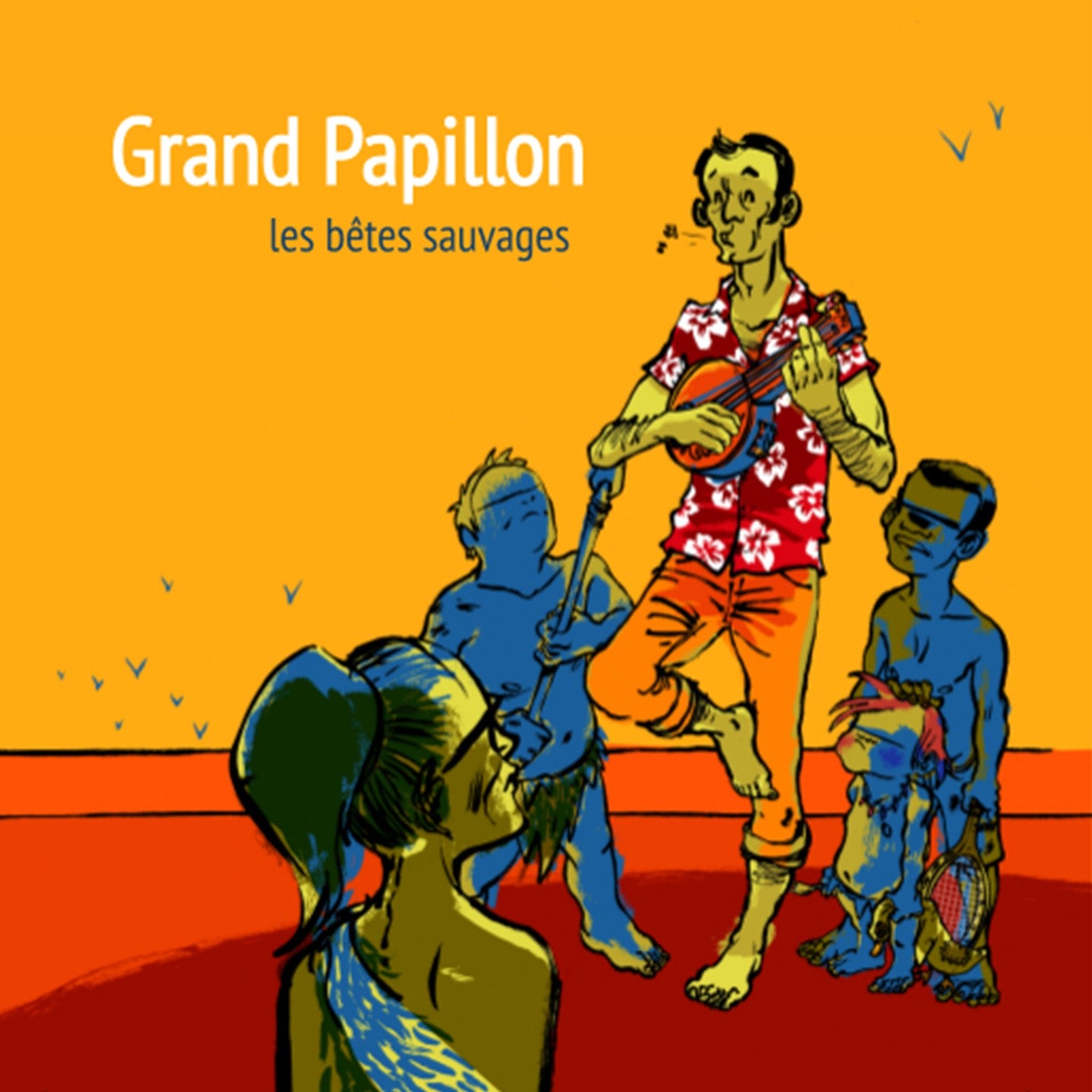 Pochette de : LES BETES SAUVAGES - GRAND PAPILLON (CD)