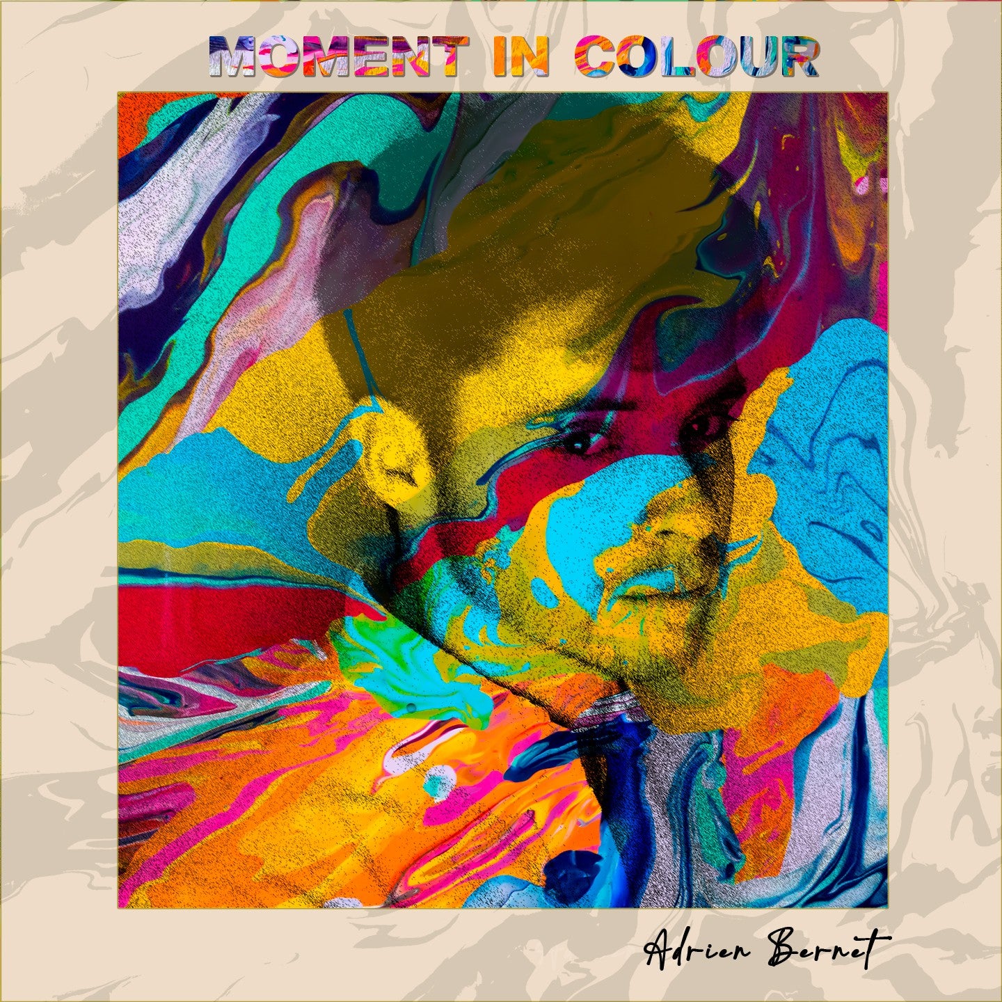 Pochette de : MOMENT IN COLOUR - ADRIEN BERNET FEAT. FANNY MARTIN, MARC CABRERA, FELIPE SILVA MENA (CD)