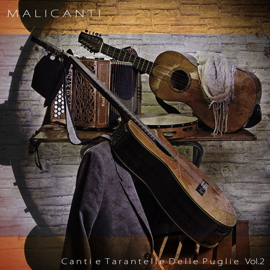 Pochette de :  TARANTELLE E CANTI TRADIZIONALI DELLE PUGLIE VOL. 2  - MALICANTI (CD)
