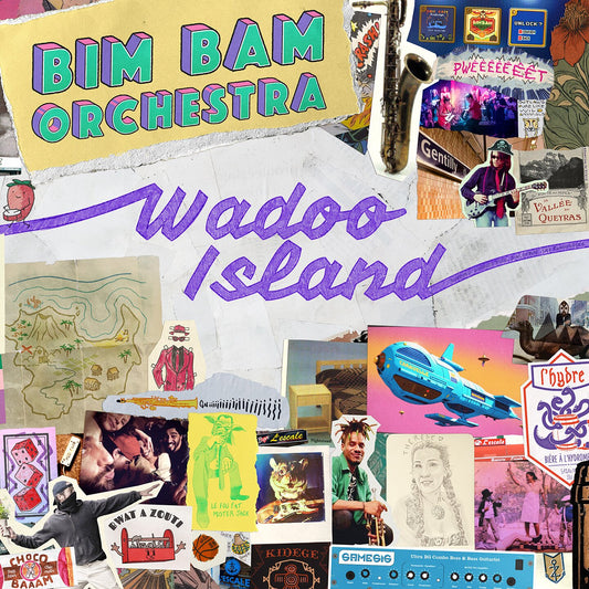 Pochette de : WADOO ISLAND - BIM BAM ORCHESTRA (VINYLE 33T)