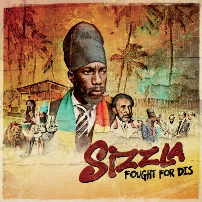 Pochette de : FOUGHT FOR DIS - SIZZLA (VINYLE 33T)