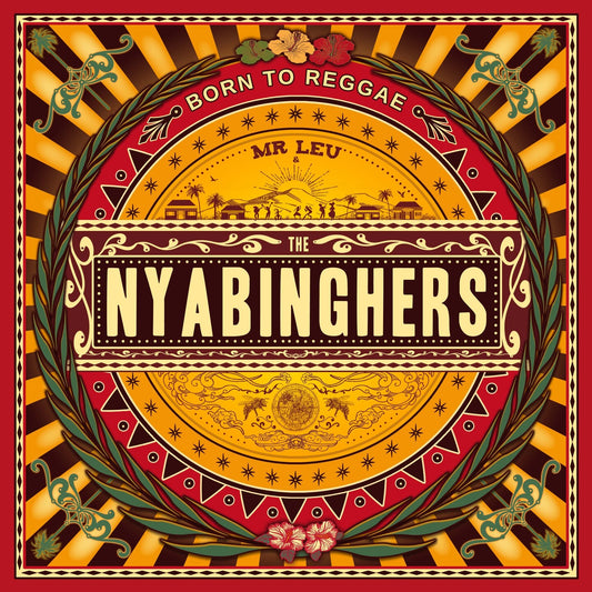 Pochette de : BORN TO REGGAE - MR LEU & THE NYABINGHERS (CD)