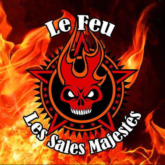 Pochette de : LE FEU - LES SALES MAJESTES (VINYLE 33T)