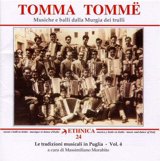 Pochette de : VOL 4 / TOMMA TOMMÉ - MUSIQUES DES POUILLES (CD)