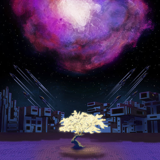 Pochette de : PUIS VIENT LA NUIT - ALBER JUPITER (VINYLE 33T)