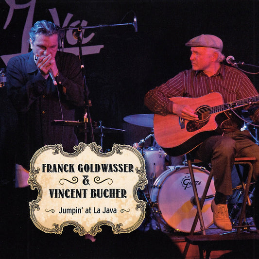 Pochette de : JUMPIN' AT LA JAVA - FRANCK GOLDWASSER, VINCENT BUCHER (CD)