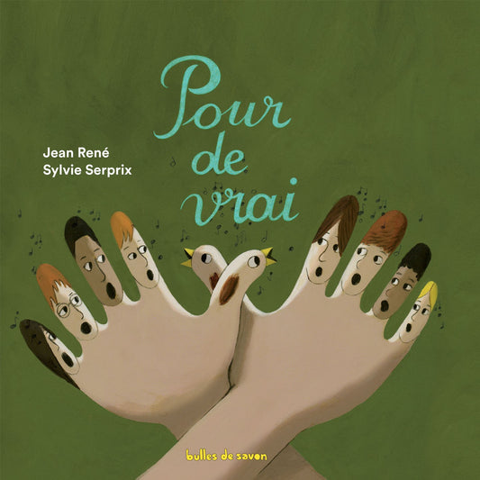 Pochette de : POUR DE VRAI - JEAN RENÉ (LIVRE CD)