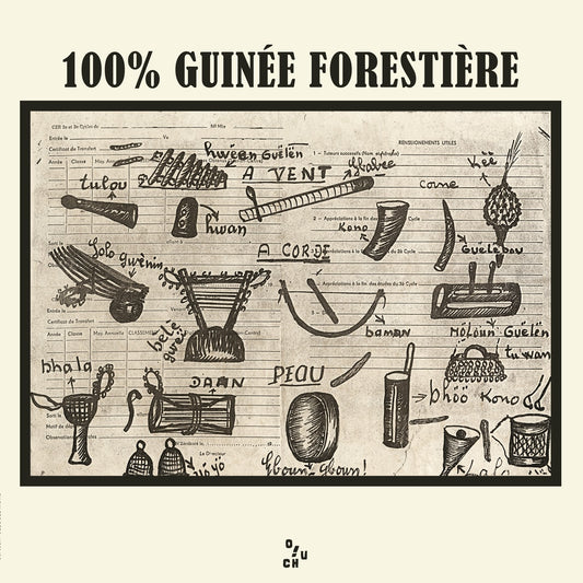 Pochette de : 100% GUINÉE FORESTIÈRE - 100% GUINÉE FORESTIÈRE (VINYLE 33T)