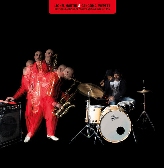 Pochette de : REVISITING AFRIQUE - LIONEL MARTIN & SANGOMA EVERETT (VINYLE 33T)