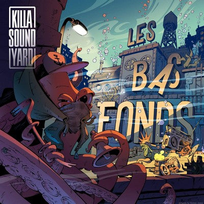 Pochette de : LES BAS FONDS - KILLASOUNDYARD (VINYLE 10’)
