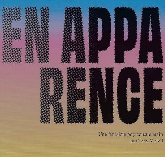 Pochette de : EN APPARENCE - TONY MELVIL (CD)