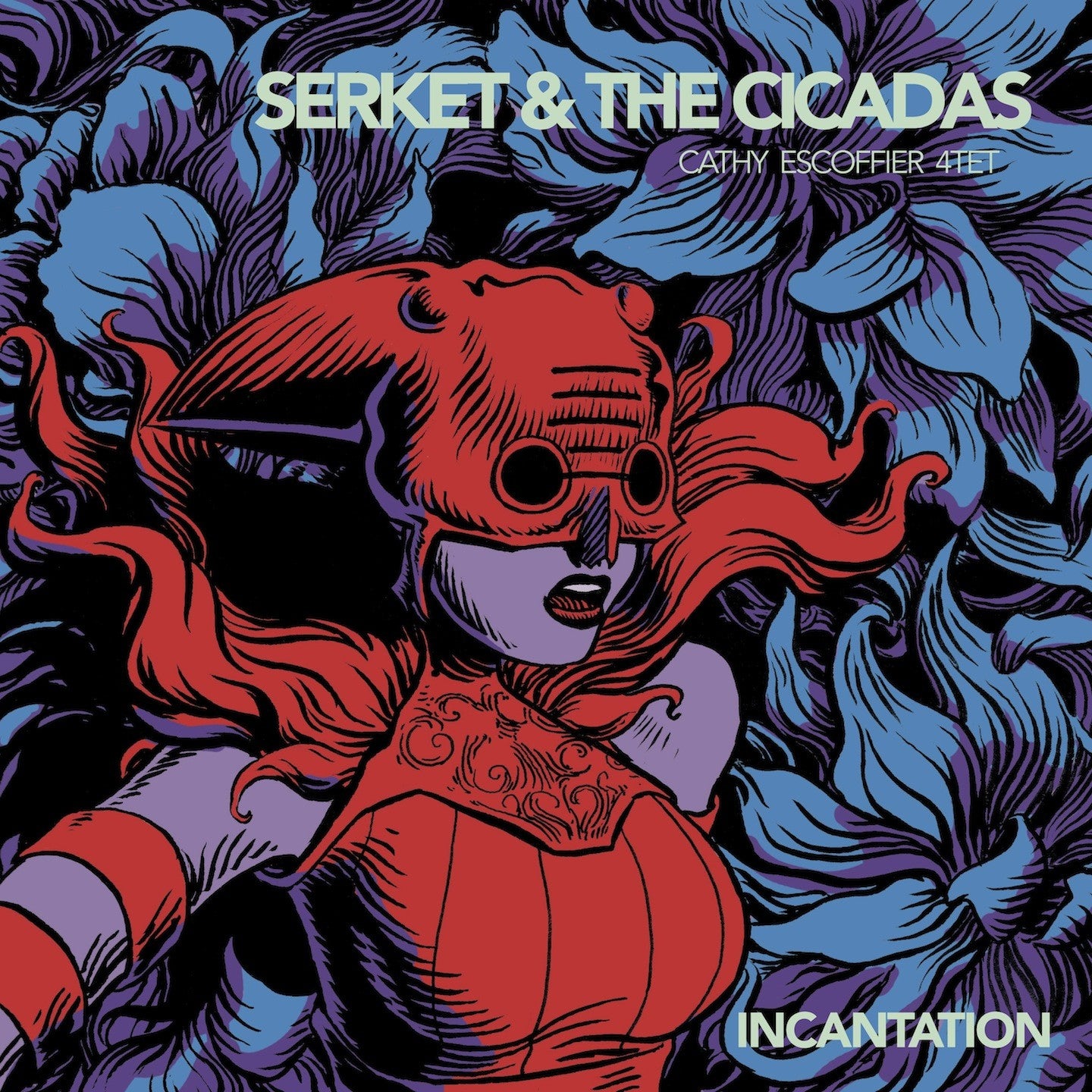 Pochette de : INCANTATION - SERKET & THE CICADAS (CD)