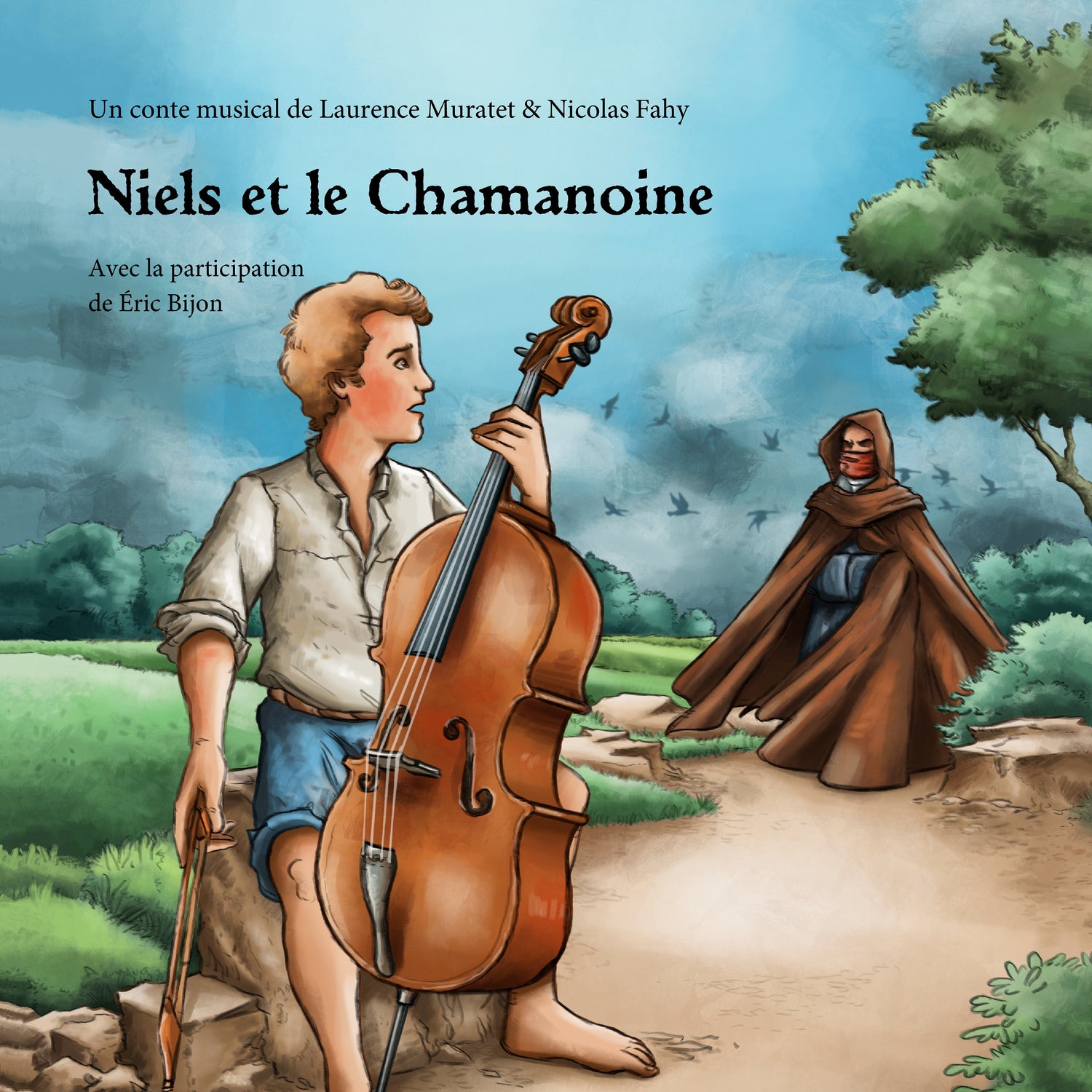 Pochette de : NIELS ET LE CHAMANOINE - LAURENCE MURATET - NICOLAS FAHY (LIVRE CD)