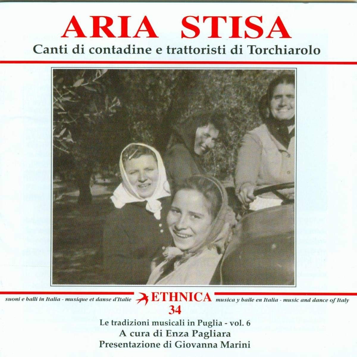 Pochette de :  ARIA STISA  - MUSIQUES DES POUILLES VOL 6 (CD)
