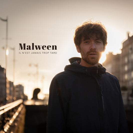 Pochette de : IL N'EST JAMAIS TROP TARD - MALWEEN (VINYLE 33T)