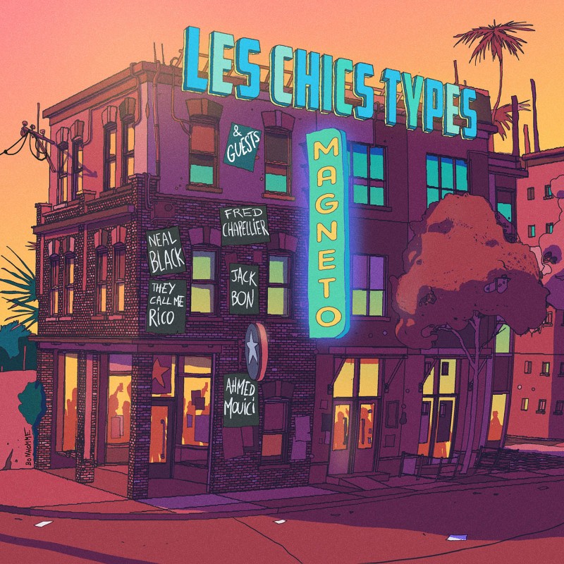 Pochette de : MAGNETO - LES CHICS TYPES (VINYLE 33T)