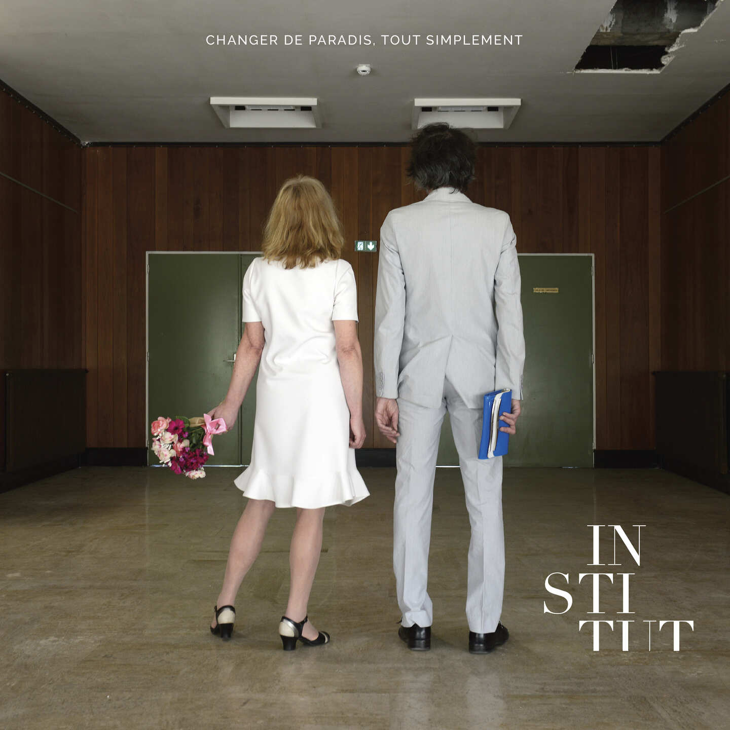 Pochette de : CHANGER DE PARADIS, TOUT SIMPLEMENT - INSTITUT (VINYLE 33T)