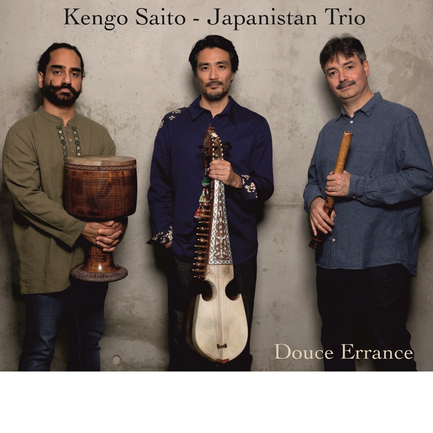 Pochette de : DOUCE ERRANCE - KENGO SAITO - JAPANISTAN TRIO (CD)