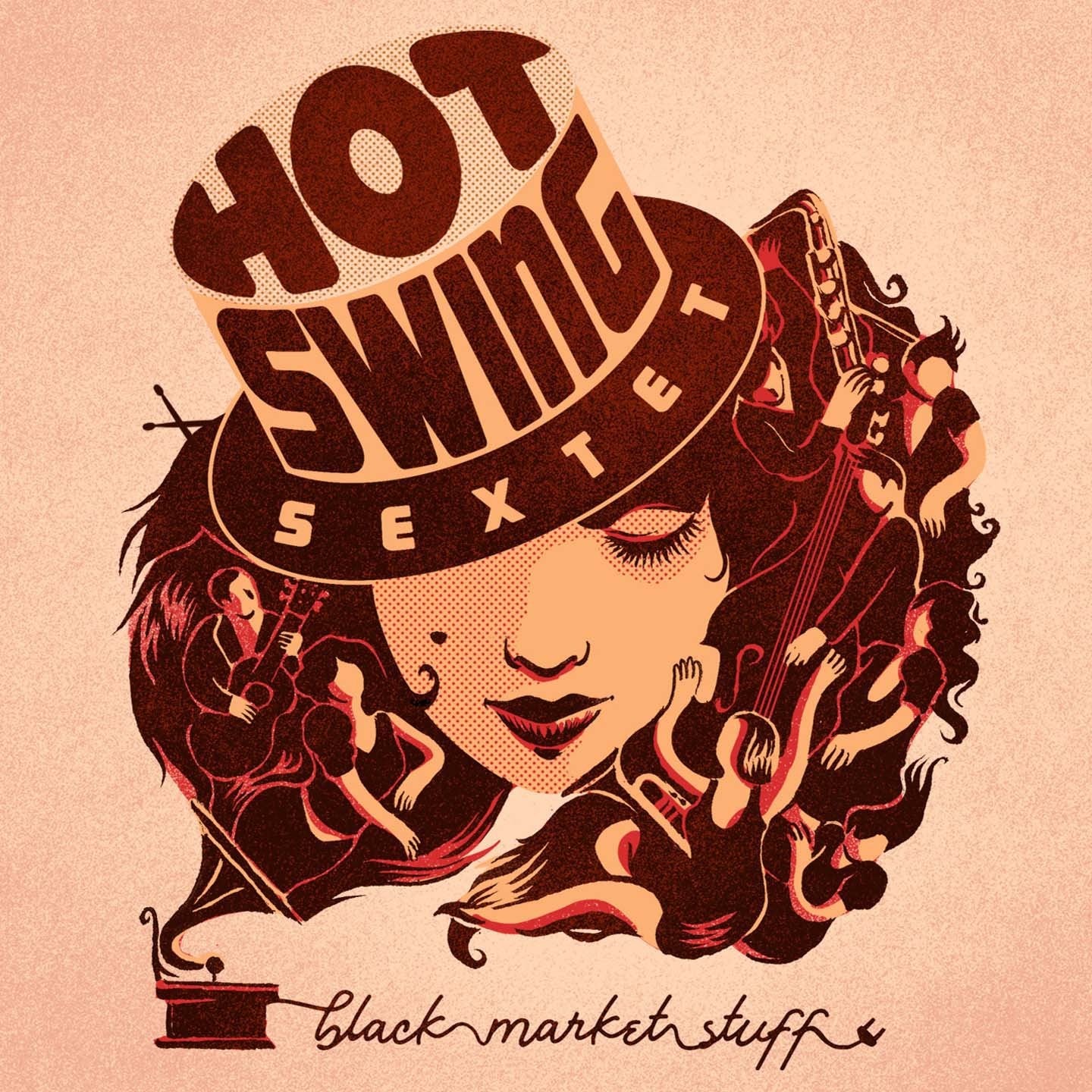 Pochette de : BLACK MARKET STUFF - HOT SWING SEXTET (CD)