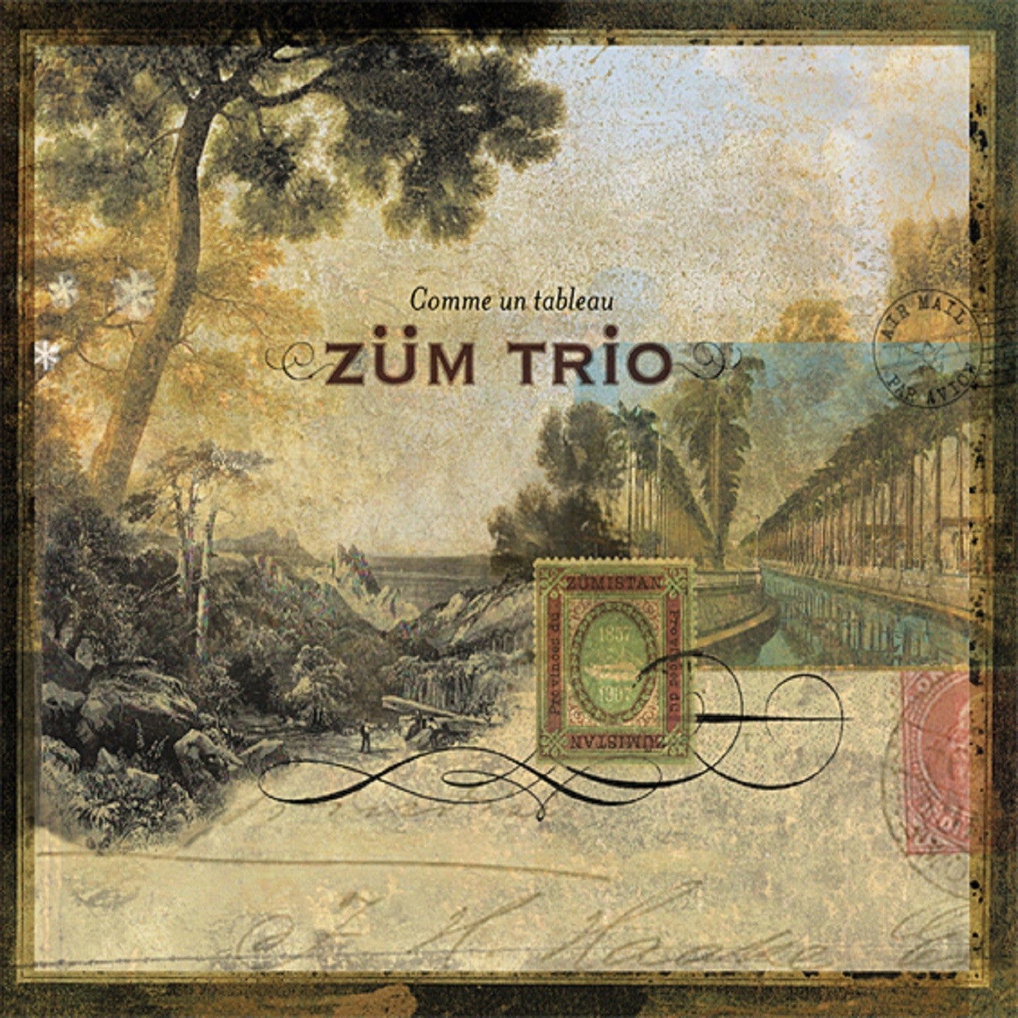 Pochette de : COMME UN TABLEAU - ZUM TRIO (CD)