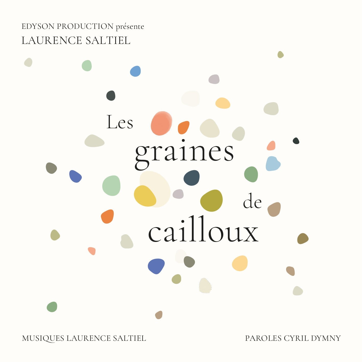 Pochette de : LES GRAINES DE CAILLOUX - LAURENCE SALTIEL (LIVRE CD)
