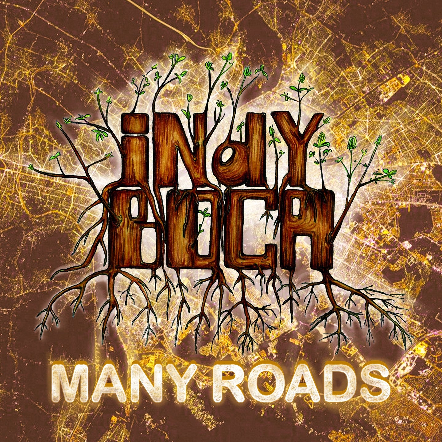 Pochette de : MANY ROADS - INDY BOCA (CD)