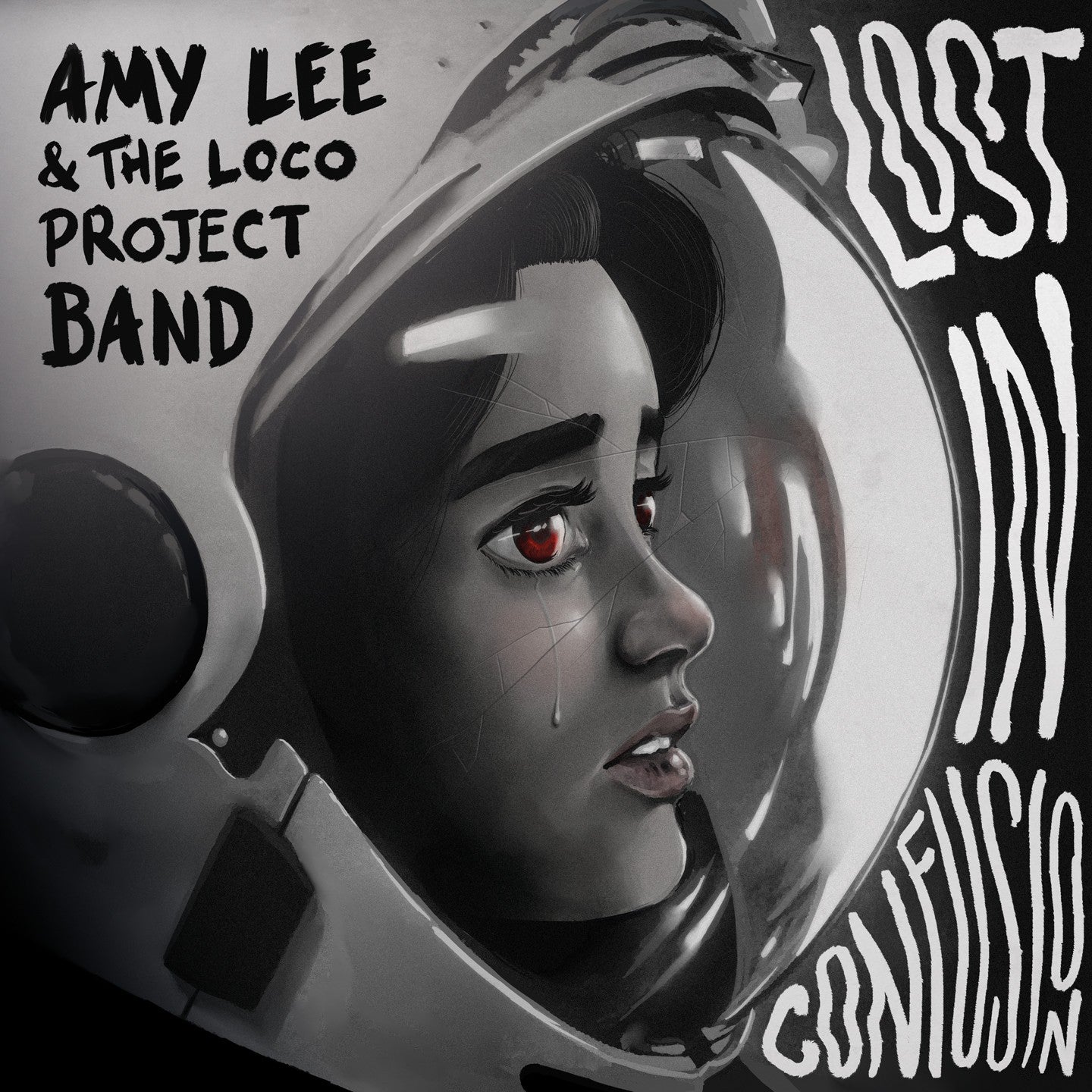 Pochette de : LOST IN CONFUSION - AMY LEE / THE LOCO PROJECT BAND (33T)