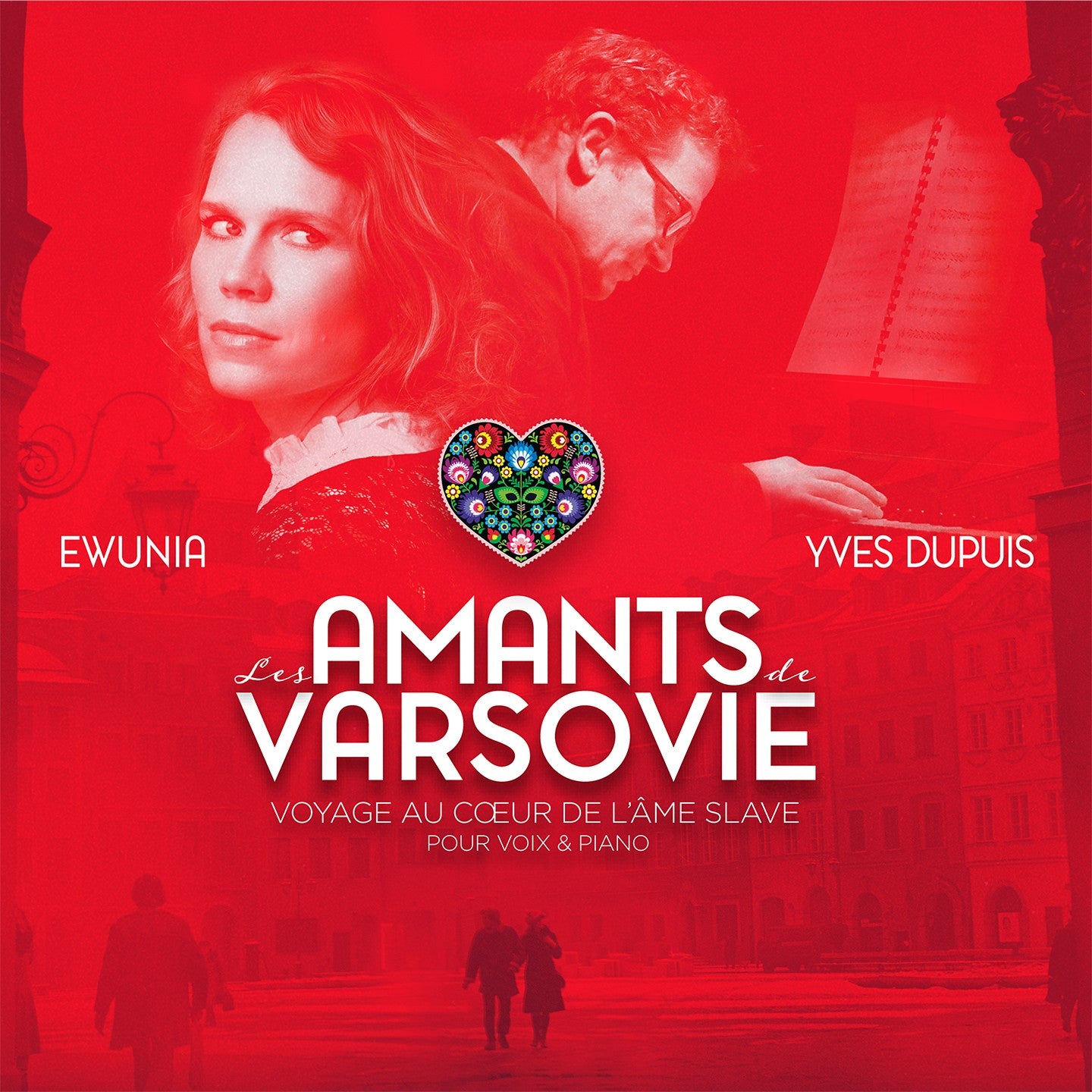 Pochette de : LES AMANTS DE VARSOVIE - EWUNIA ET YVES DUPUIS (CD)