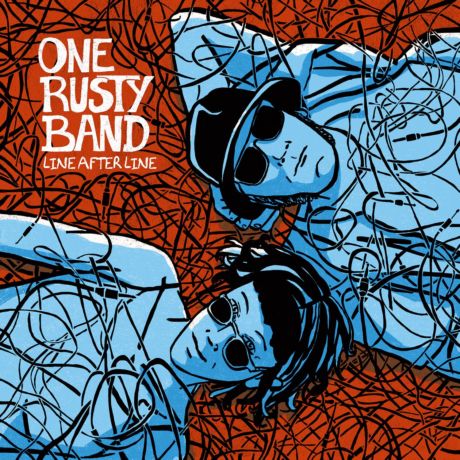 Pochette de : LINE AFTER LINE - ONE RUSTY BAND (33T)