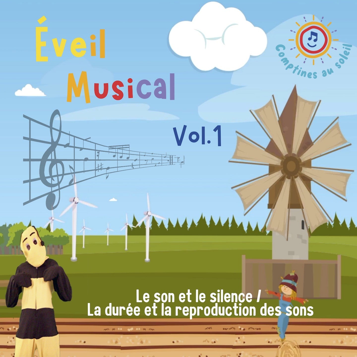 Pochette de : ÉVEIL MUSICAL VOL.1 - COMPTINES AU SOLEIL (CD)