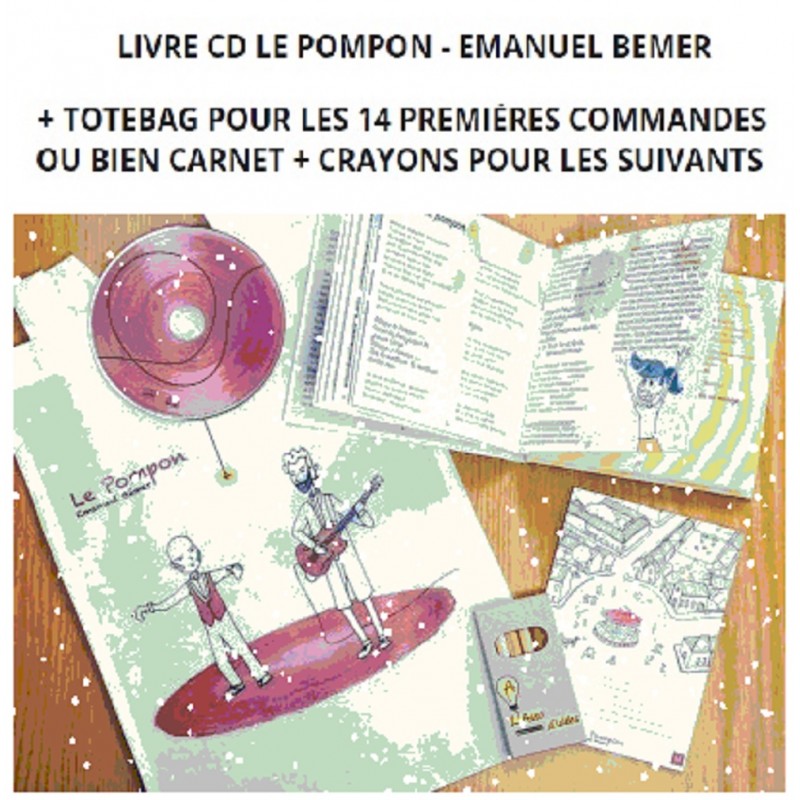 Pochette de : LE POMPON - EMANUEL BEMER (LIVRE CD)